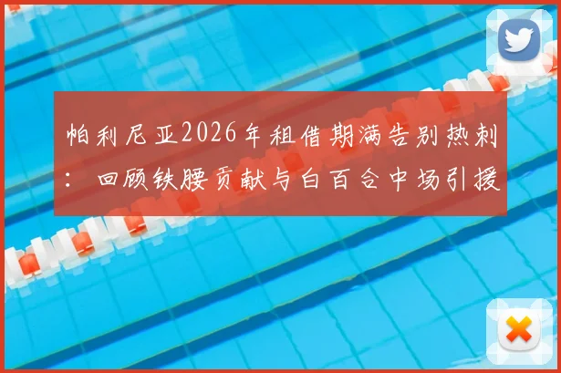 帕利尼亚2026年租借期满告别热刺：回顾铁腰贡献与白百合中场引援展望