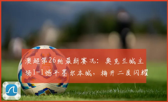 澳超第26轮最新赛况:奥克兰城主场1-1憾平墨尔本城,梅开二度闪耀全场,附关键进球GIF回放