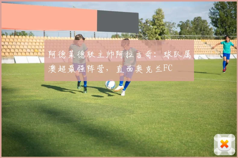 阿德莱德联主帅阿拉吉奇：球队属澳超最强阵营，直面奥克兰FC